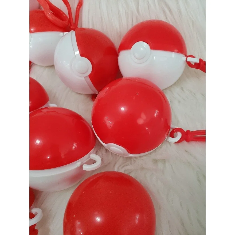 Lot 14 Vintage 1999 Pokemon Burger King Poke Ball Keychain‎ pokeball toys